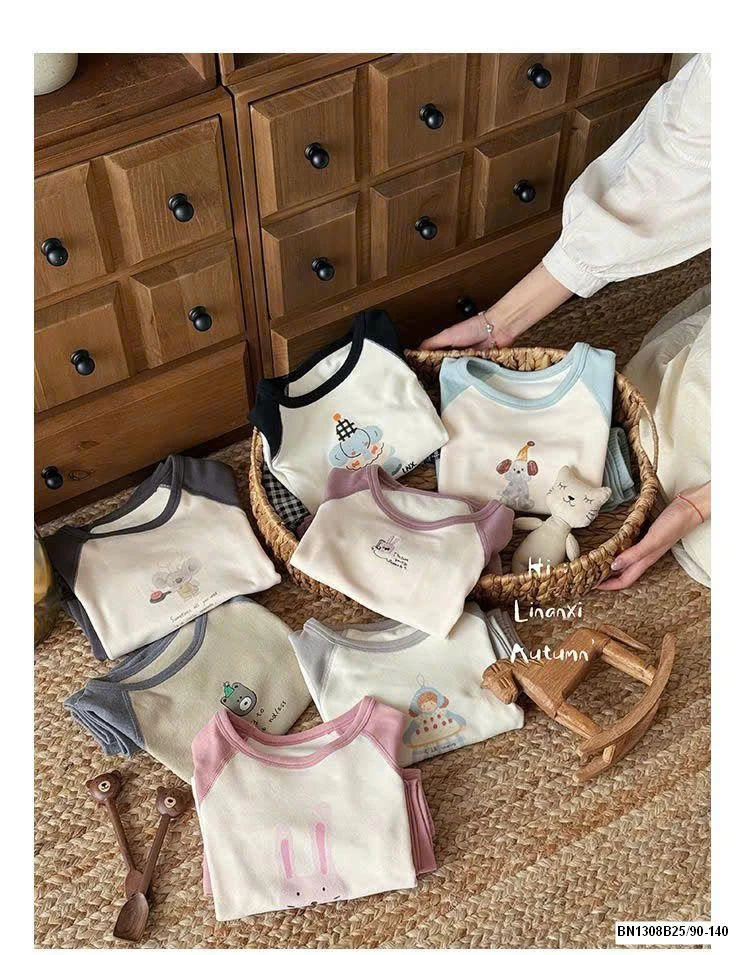 BỘ NGỦ HOẠT HÌNH LINANXI CHO BÉ