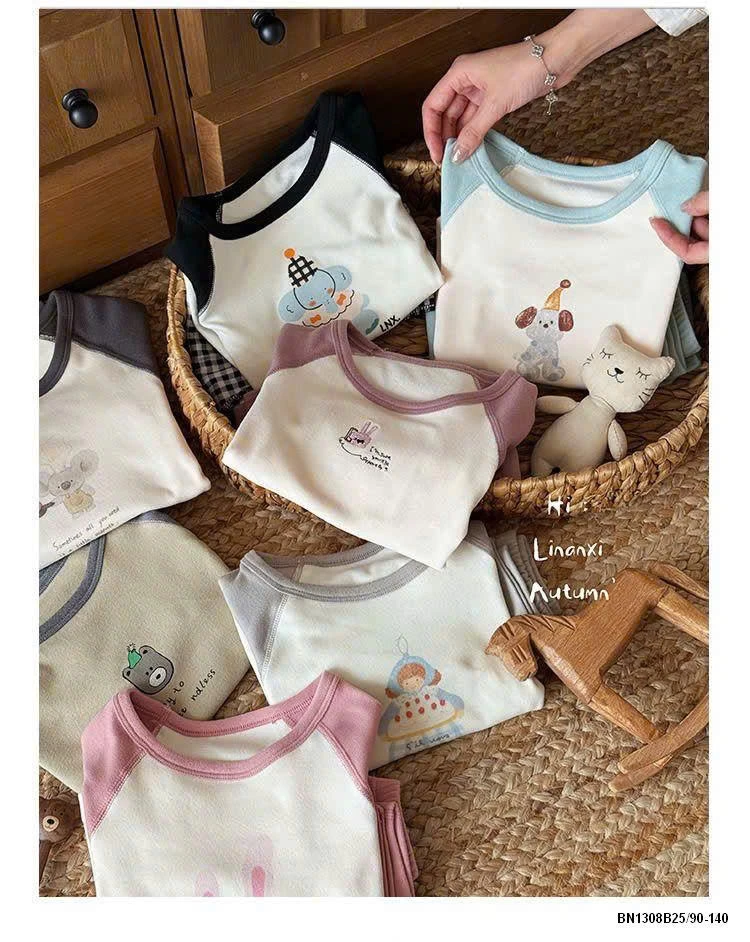 BỘ NGỦ HOẠT HÌNH LINANXI CHO BÉ