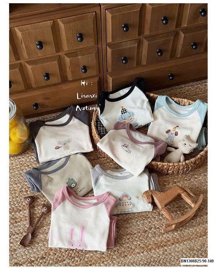 BỘ NGỦ HOẠT HÌNH LINANXI CHO BÉ