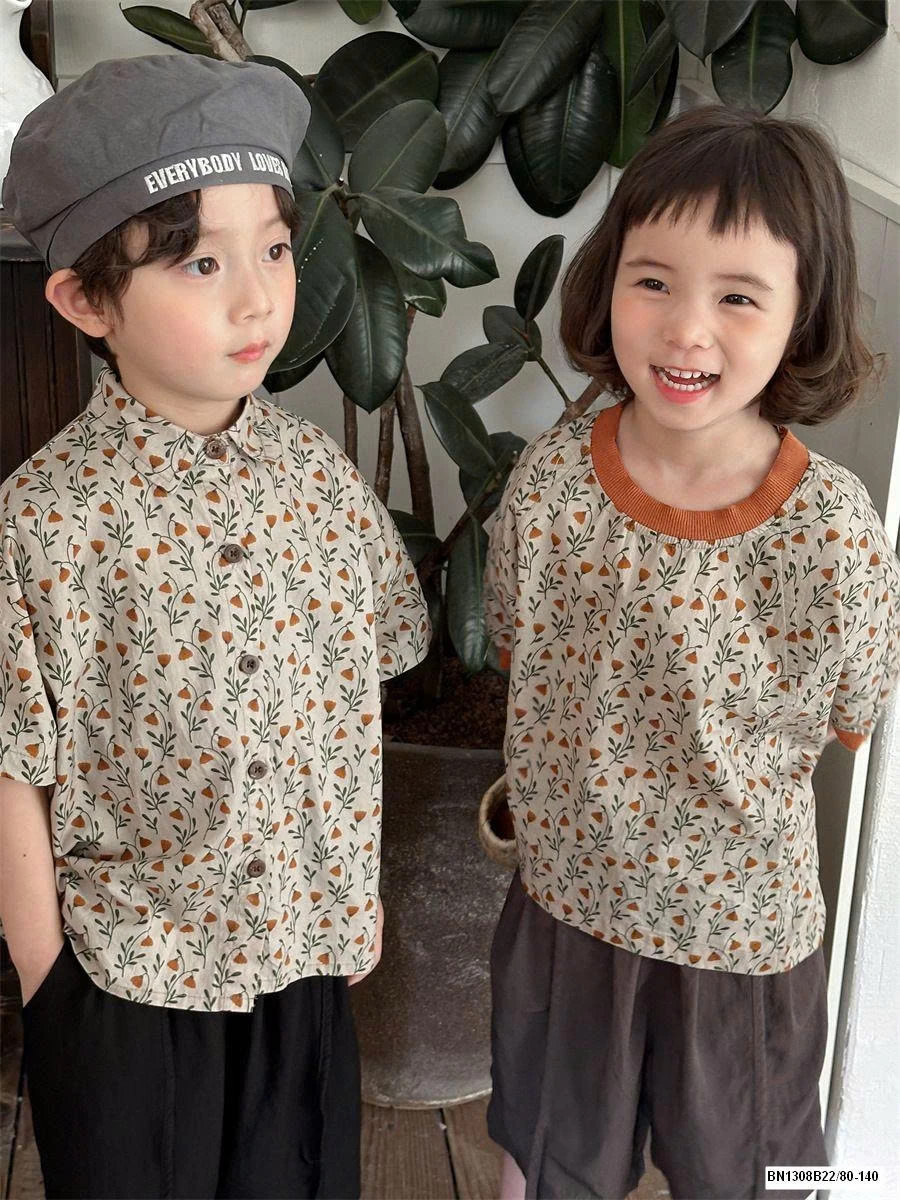 COUPLE SƠ MI HOA CHO BÉ