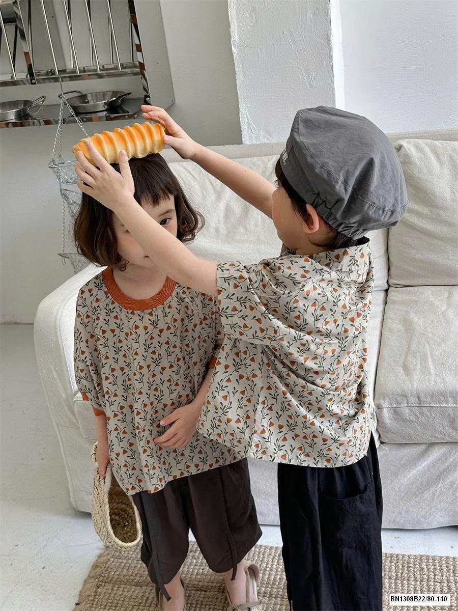 COUPLE SƠ MI HOA CHO BÉ