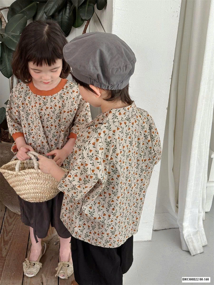 COUPLE SƠ MI HOA CHO BÉ