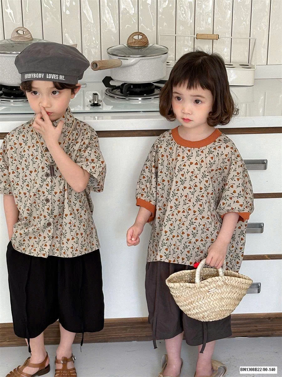 COUPLE SƠ MI HOA CHO BÉ