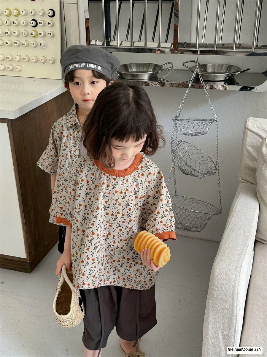 COUPLE SƠ MI HOA CHO BÉ