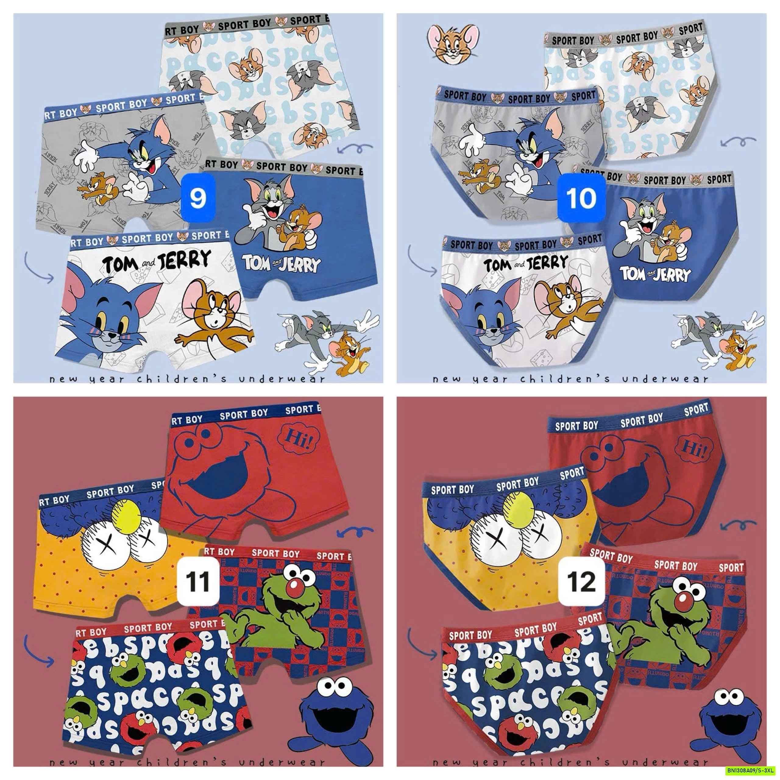 SET 4 CHIP HOẠT HÌNH BT