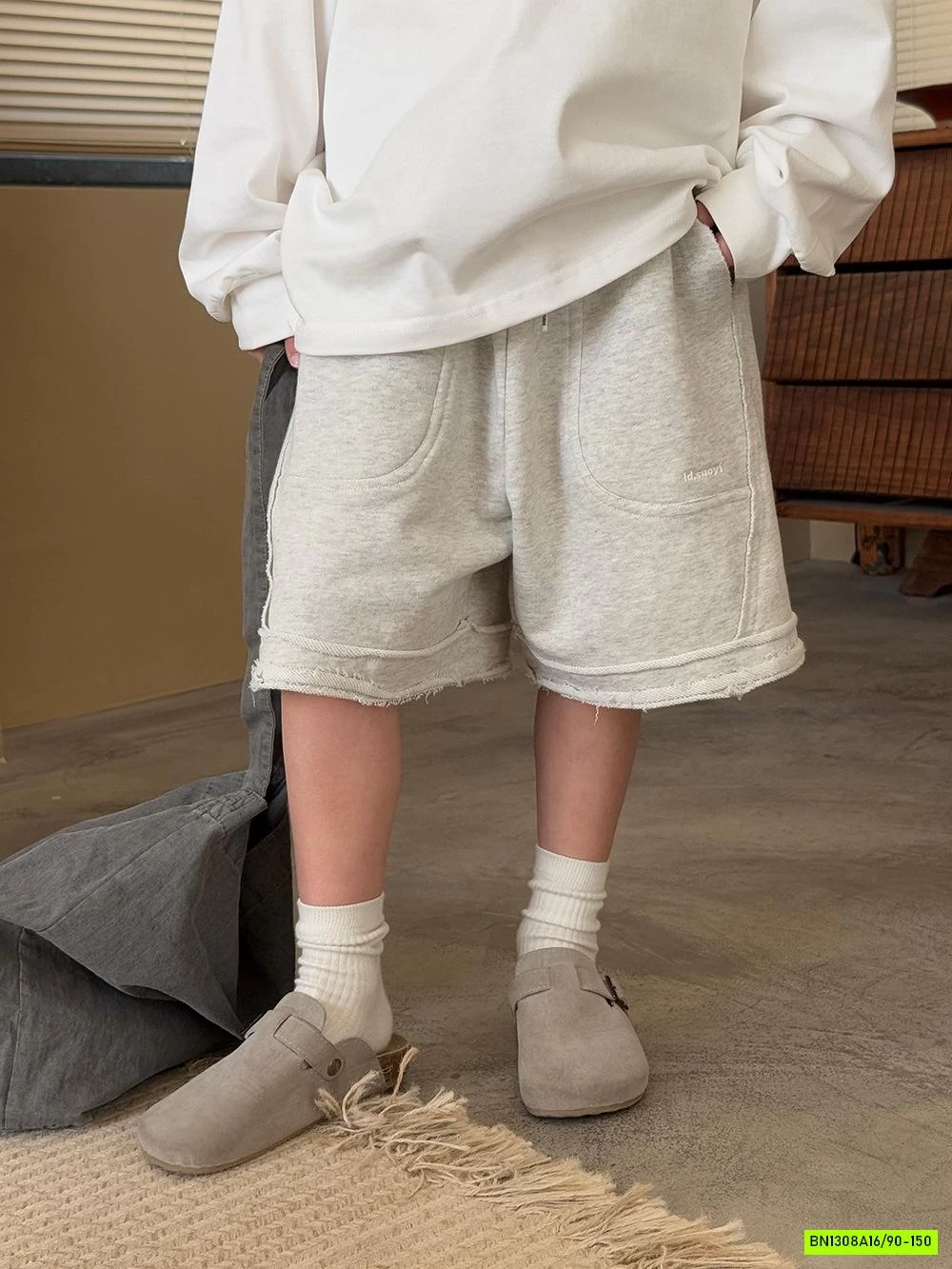 SHORT COTTON DA CÁ VIỀN TÚI NỔI