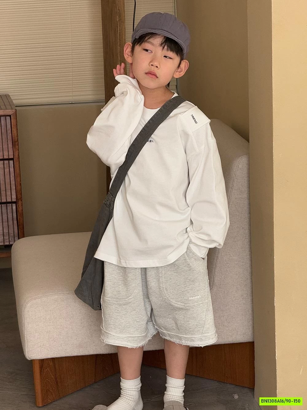 SHORT COTTON DA CÁ VIỀN TÚI NỔI