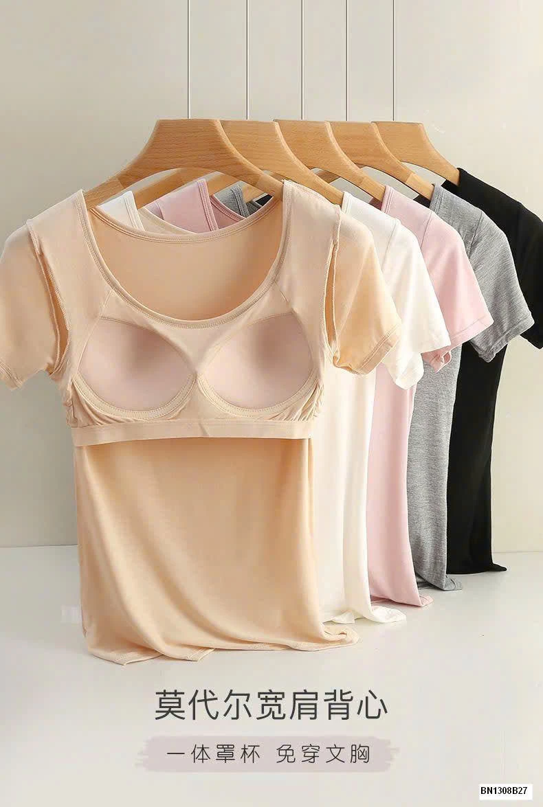 ÁO CỘC TAY KÈM BR A