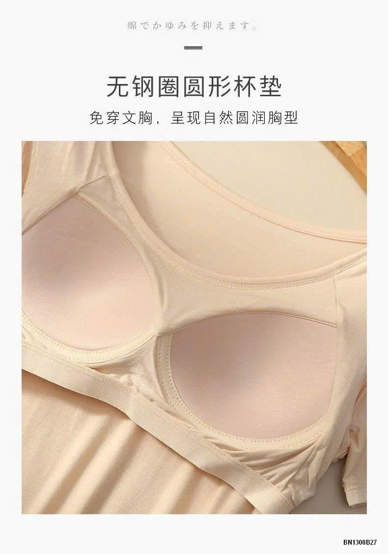 ÁO CỘC TAY KÈM BR A