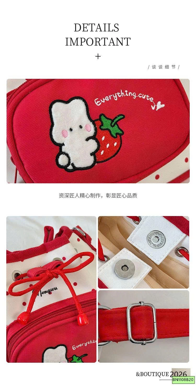 TÚI ĐEO CHÉO THỎ DỄ THƯƠNG