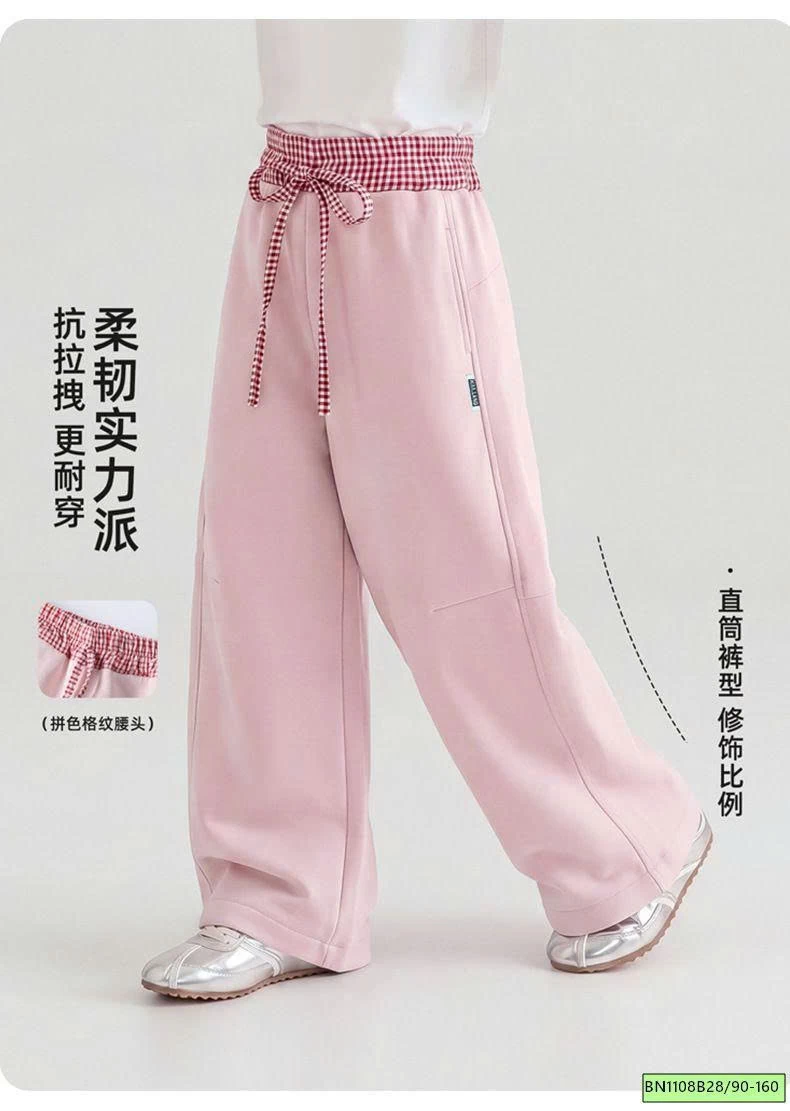 QUẦN COTTON PHỐI CẠP