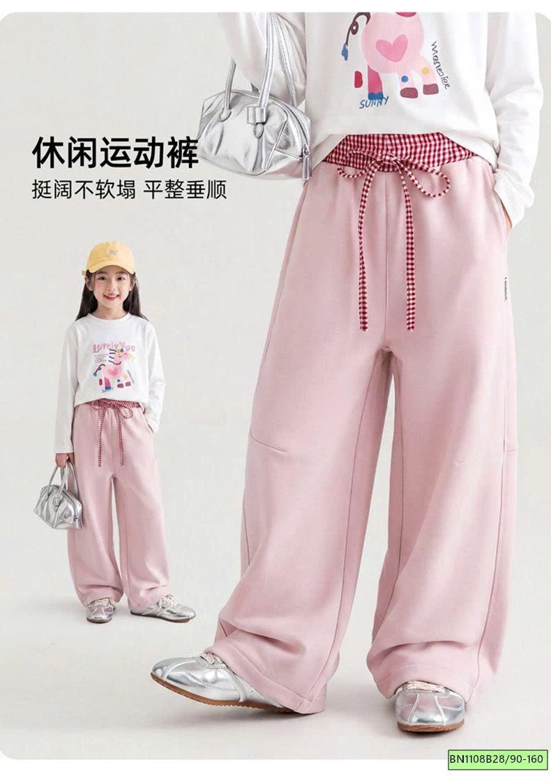 QUẦN COTTON PHỐI CẠP