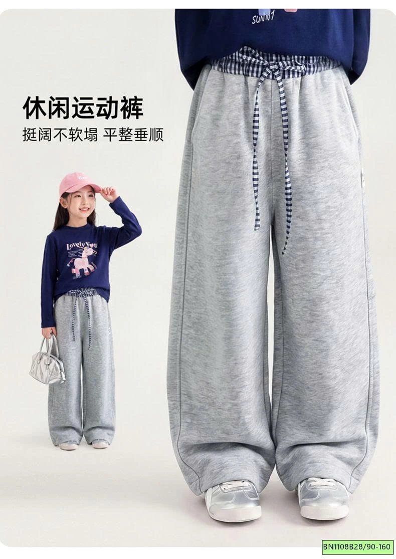 QUẦN COTTON PHỐI CẠP