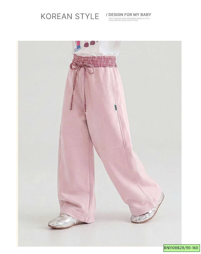 QUẦN COTTON PHỐI CẠP