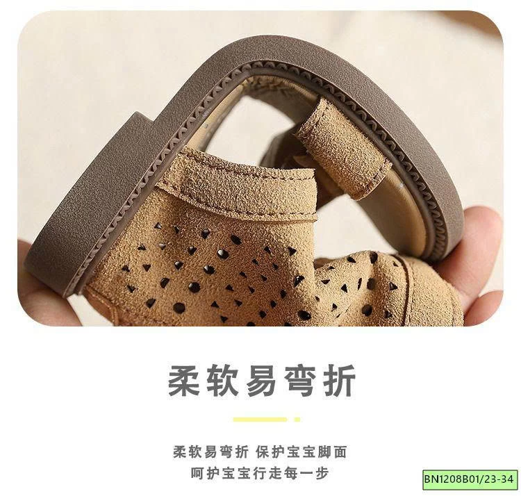 SANDAL DA LỘN CAO CỔ