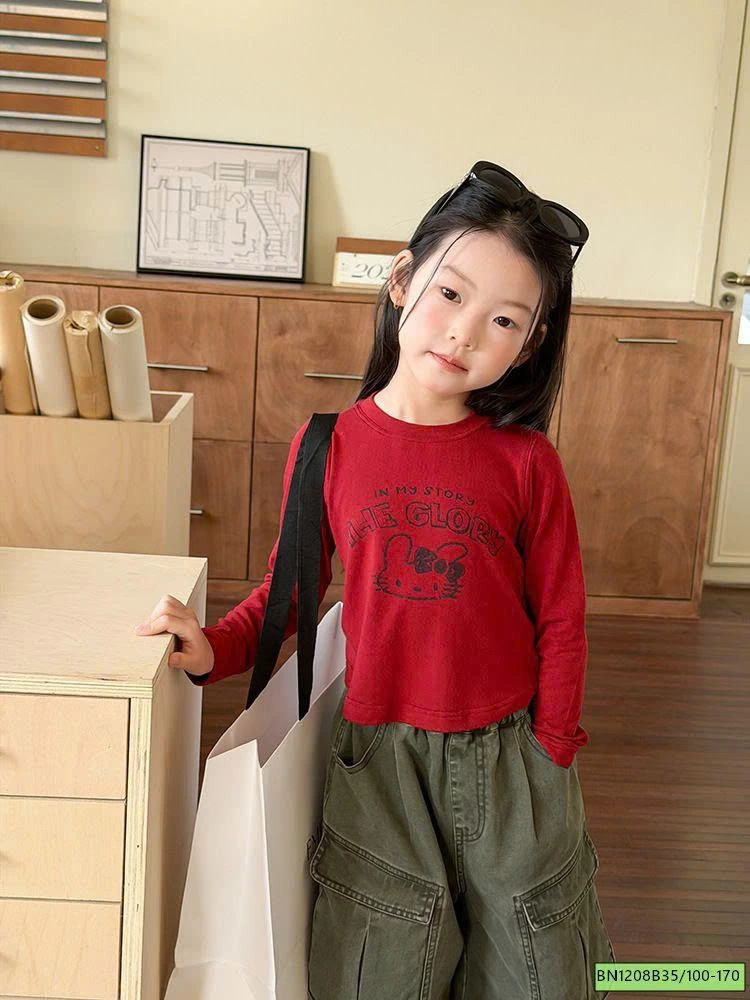 ÁO THUN DÀI TAY KITTY AMBB 26A073