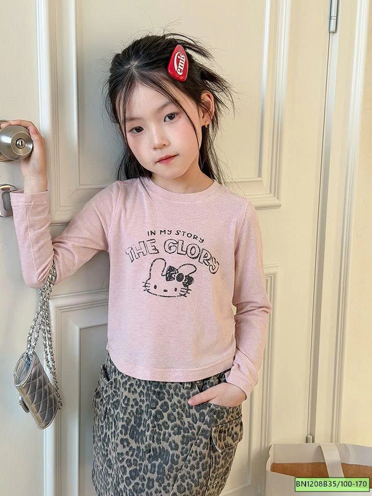 ÁO THUN DÀI TAY KITTY AMBB 26A073