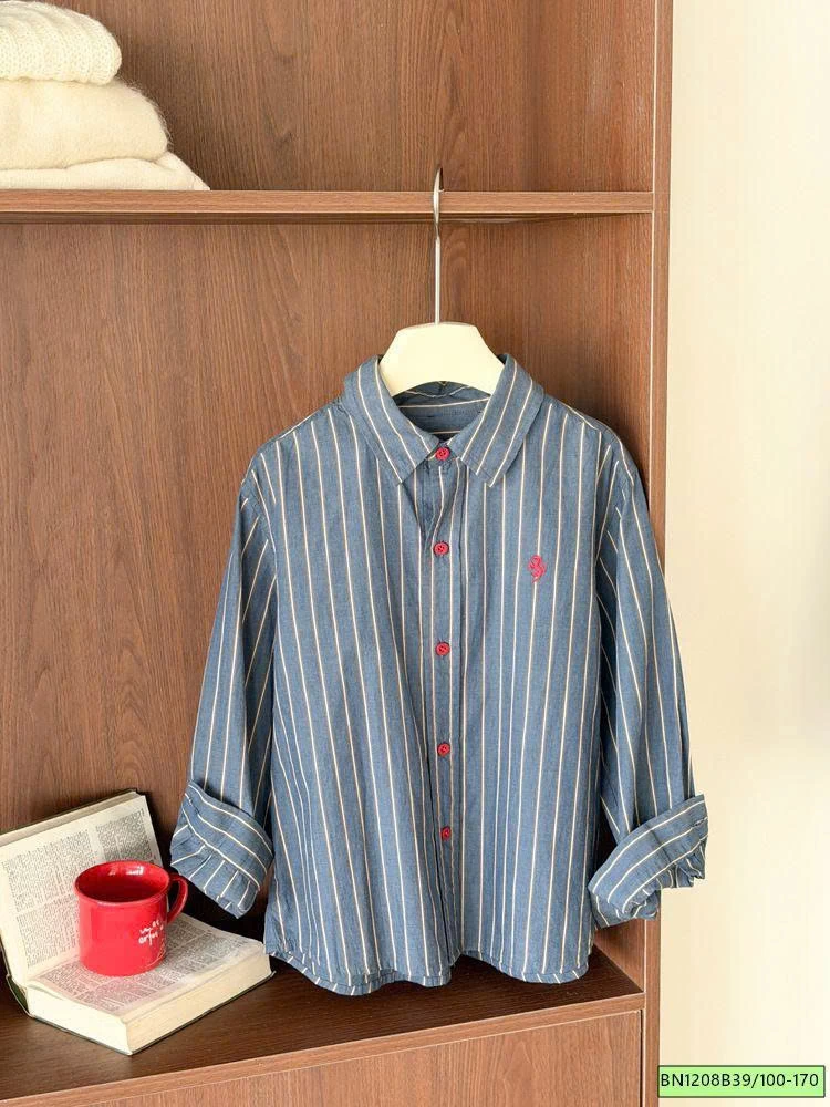 ÁO SƠ MI KẺ 26E006 BT AMBB MẪU MỚI 26E006