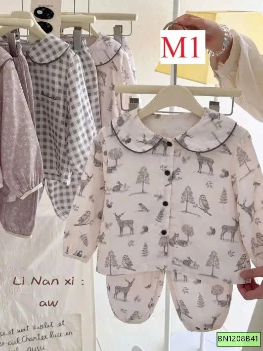 BỘ NGỦ SỢI COTTON XUẤT HÀN LINANXI