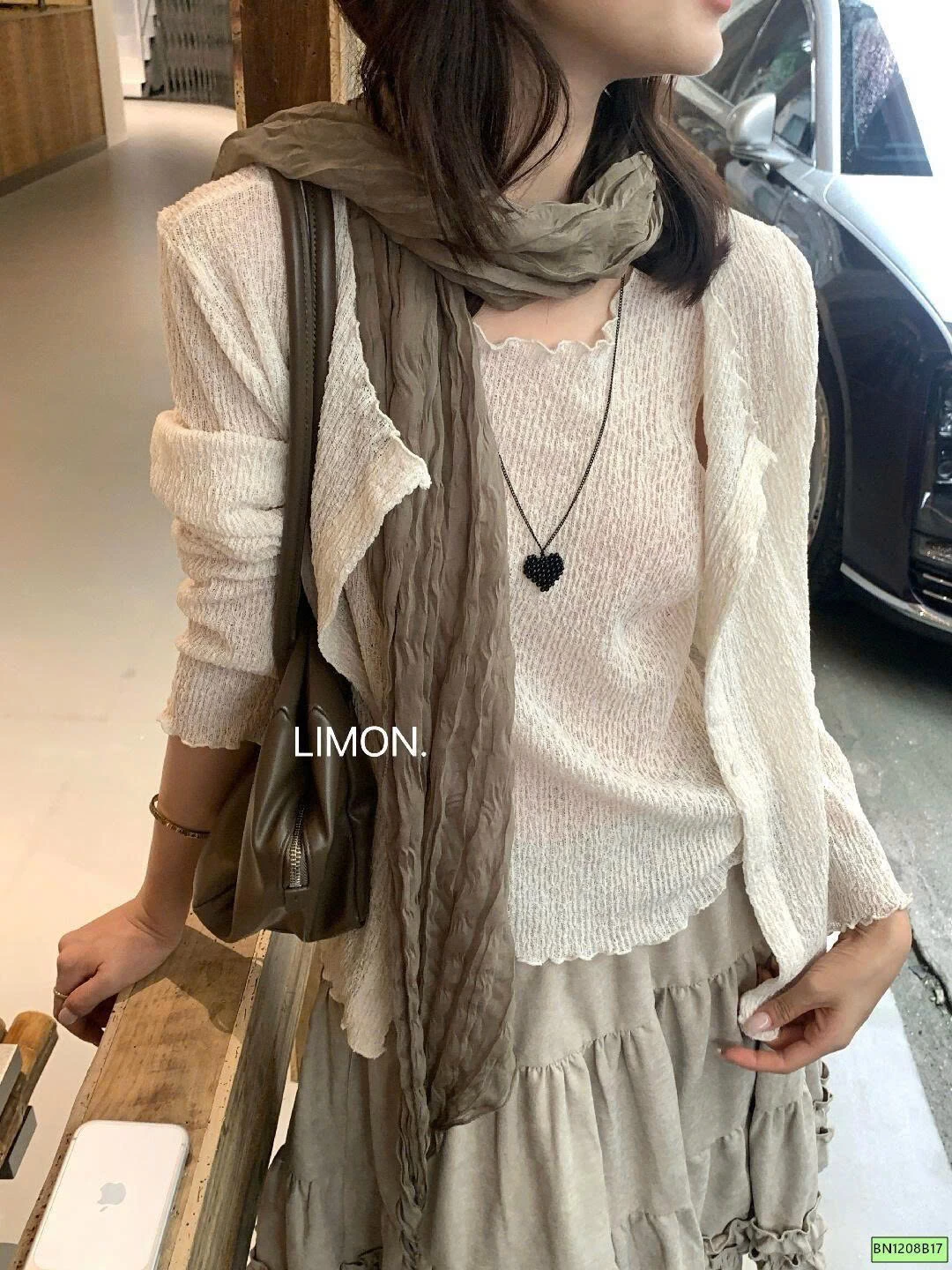 SET ÁO SỢI LƯỚI MỎNG 2 MÓN