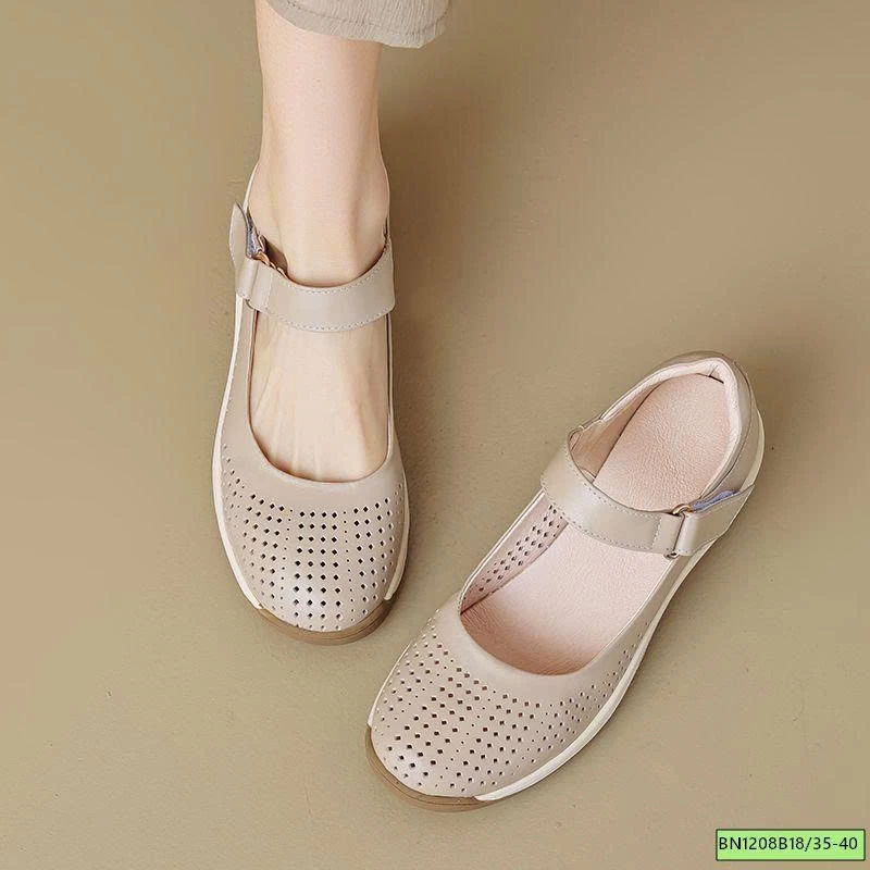 GIÀY DA ĐẾ XUỒNG THOÁNG KHÍ