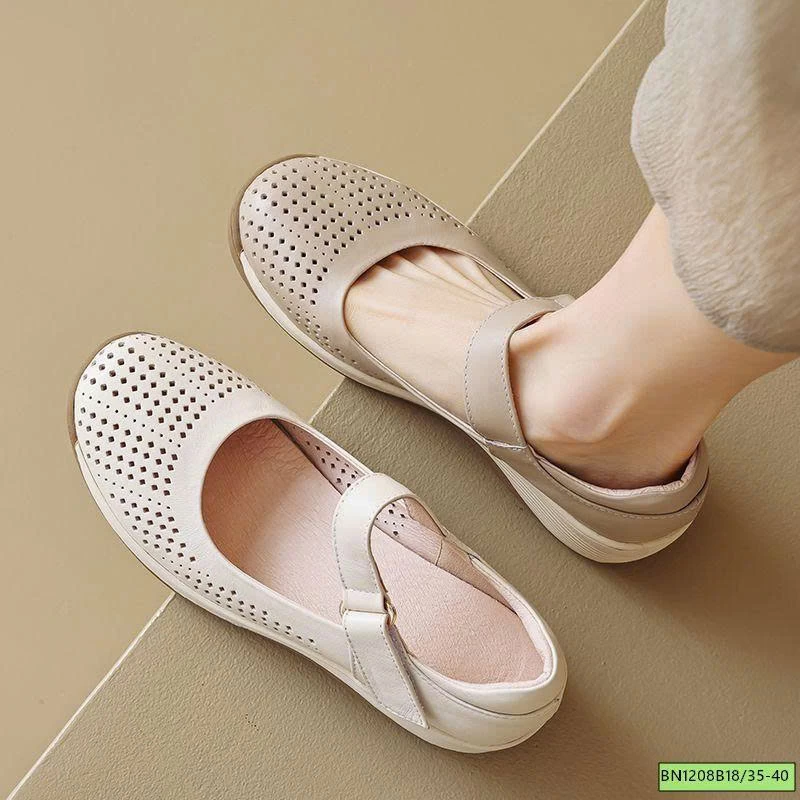 GIÀY DA ĐẾ XUỒNG THOÁNG KHÍ