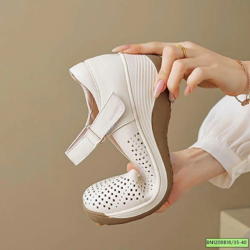 GIÀY DA ĐẾ XUỒNG THOÁNG KHÍ