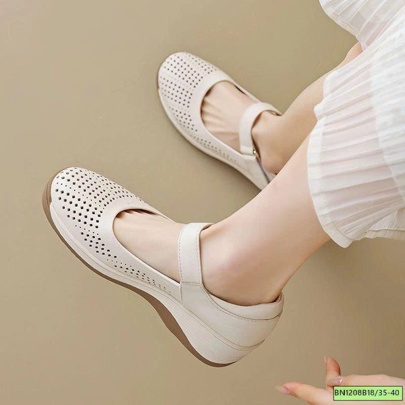 GIÀY DA ĐẾ XUỒNG THOÁNG KHÍ