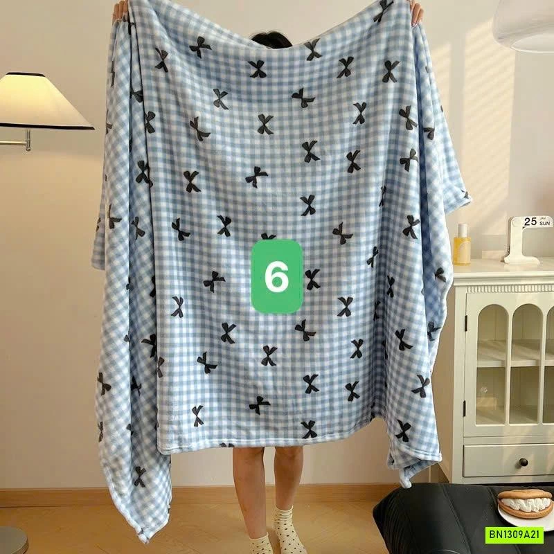 CHĂN BĂNG LÔNG IN HÌNH DỄ THƯƠNG