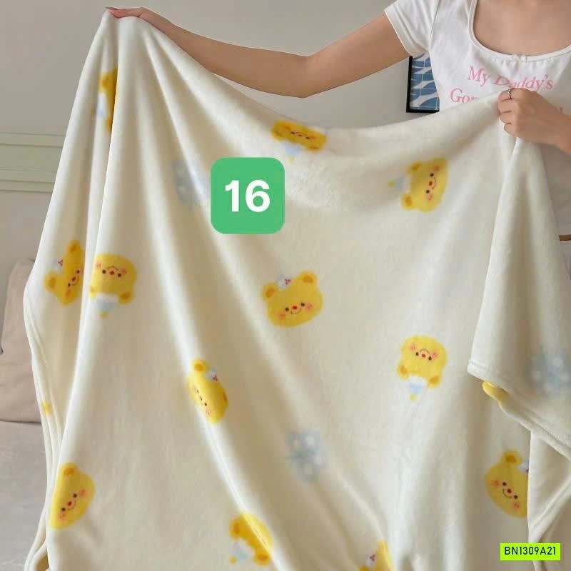 CHĂN BĂNG LÔNG IN HÌNH DỄ THƯƠNG