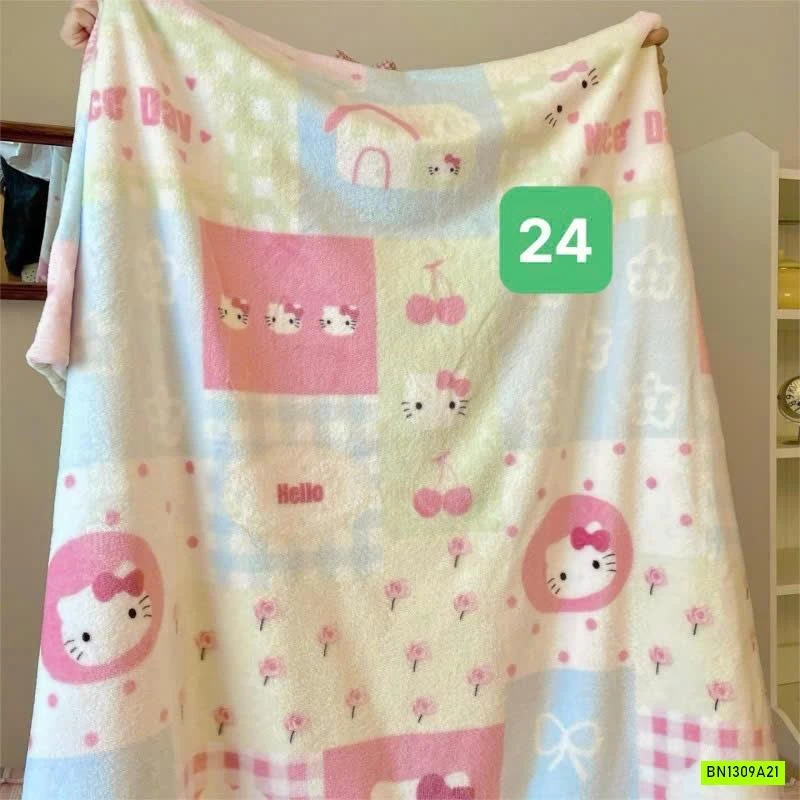 CHĂN BĂNG LÔNG IN HÌNH DỄ THƯƠNG