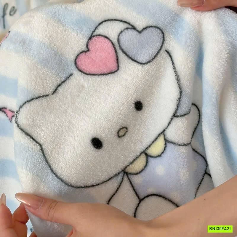 CHĂN BĂNG LÔNG IN HÌNH DỄ THƯƠNG