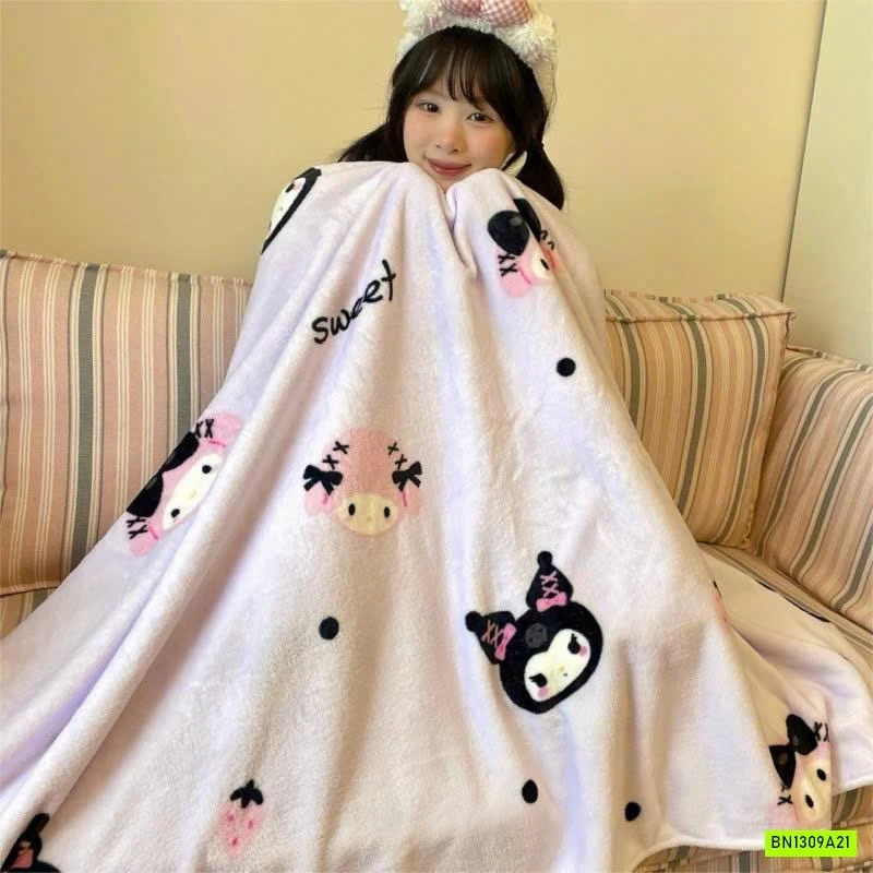 CHĂN BĂNG LÔNG IN HÌNH DỄ THƯƠNG