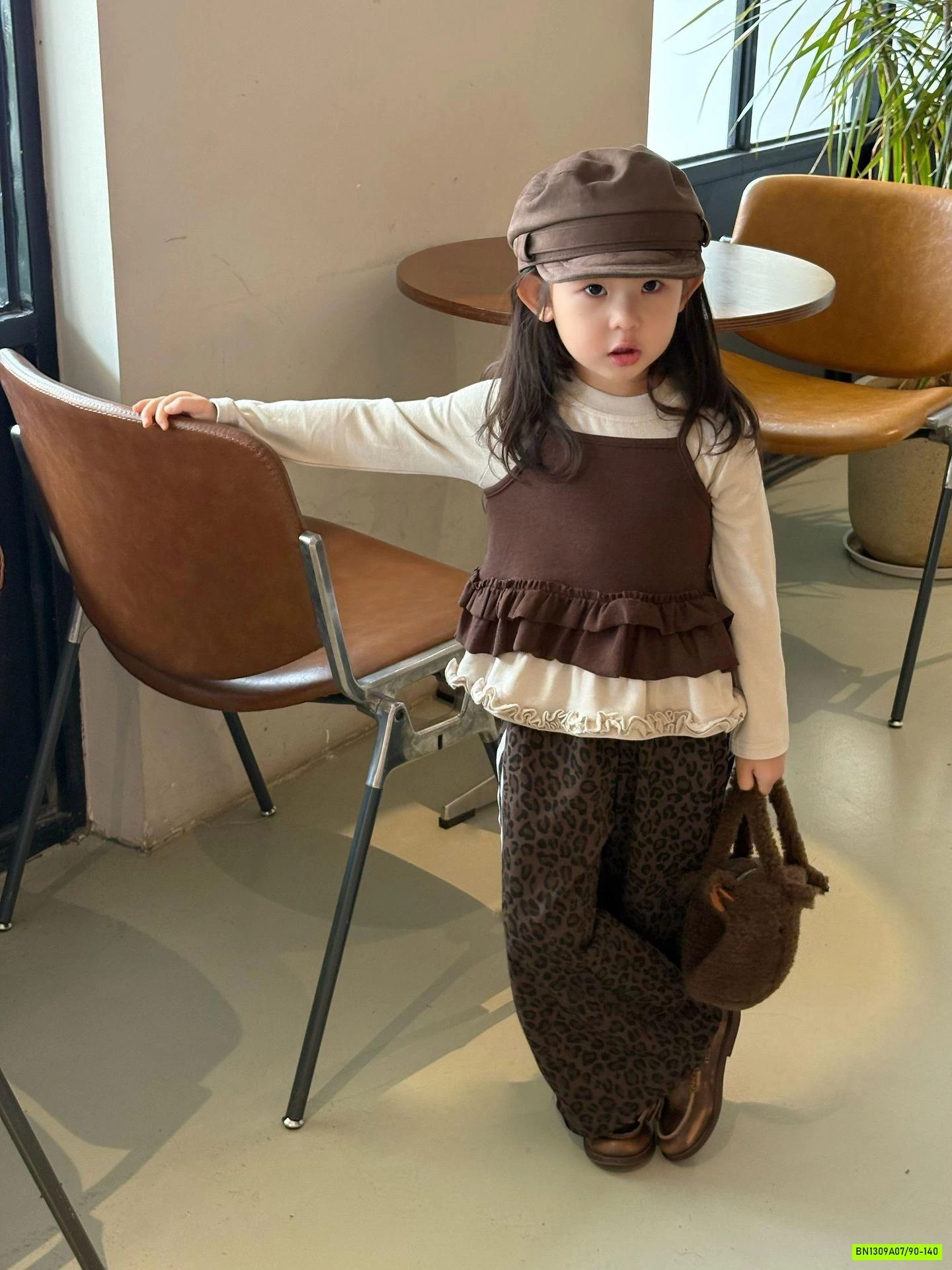 ÁO BÈO NÂU GIẢ 2 LỚP MIX QUẦN SUÔNG