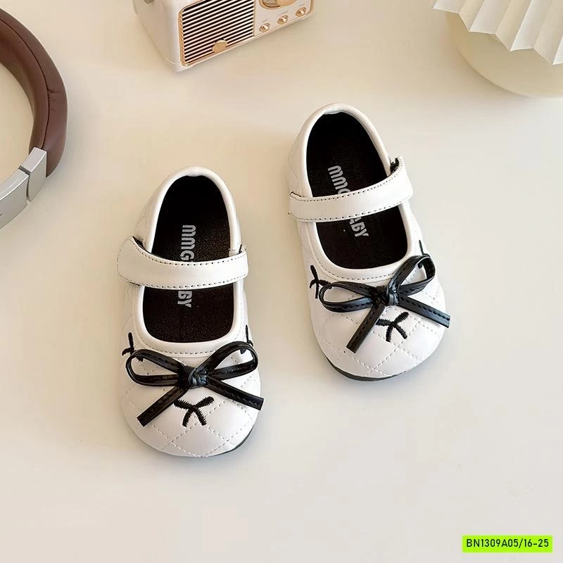 GIÀY BÚP BÊ TRẦN TRÁM THÊU NƠ NHÍ