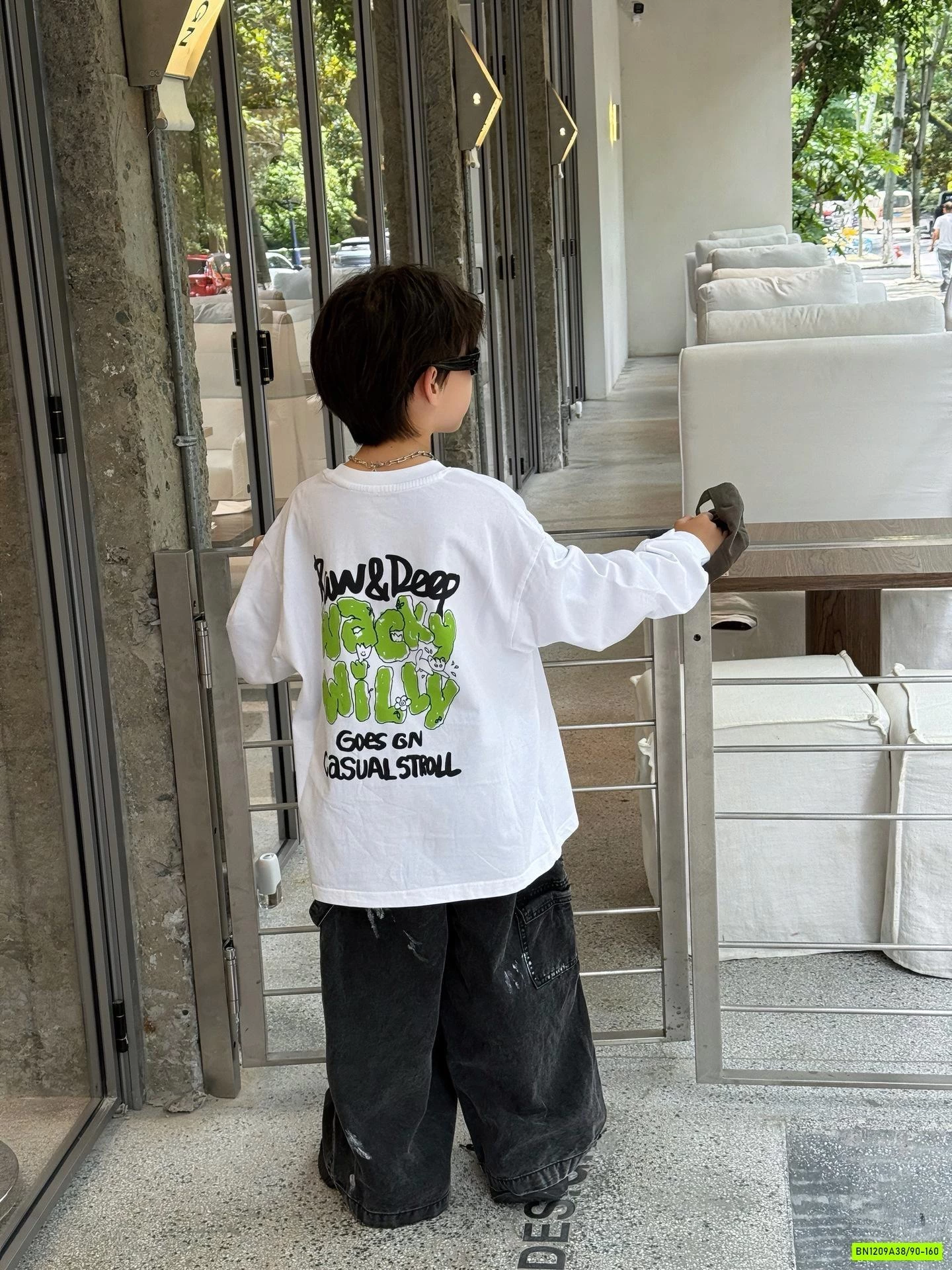 ÁO THUN IN CHỮ XANH LÁ