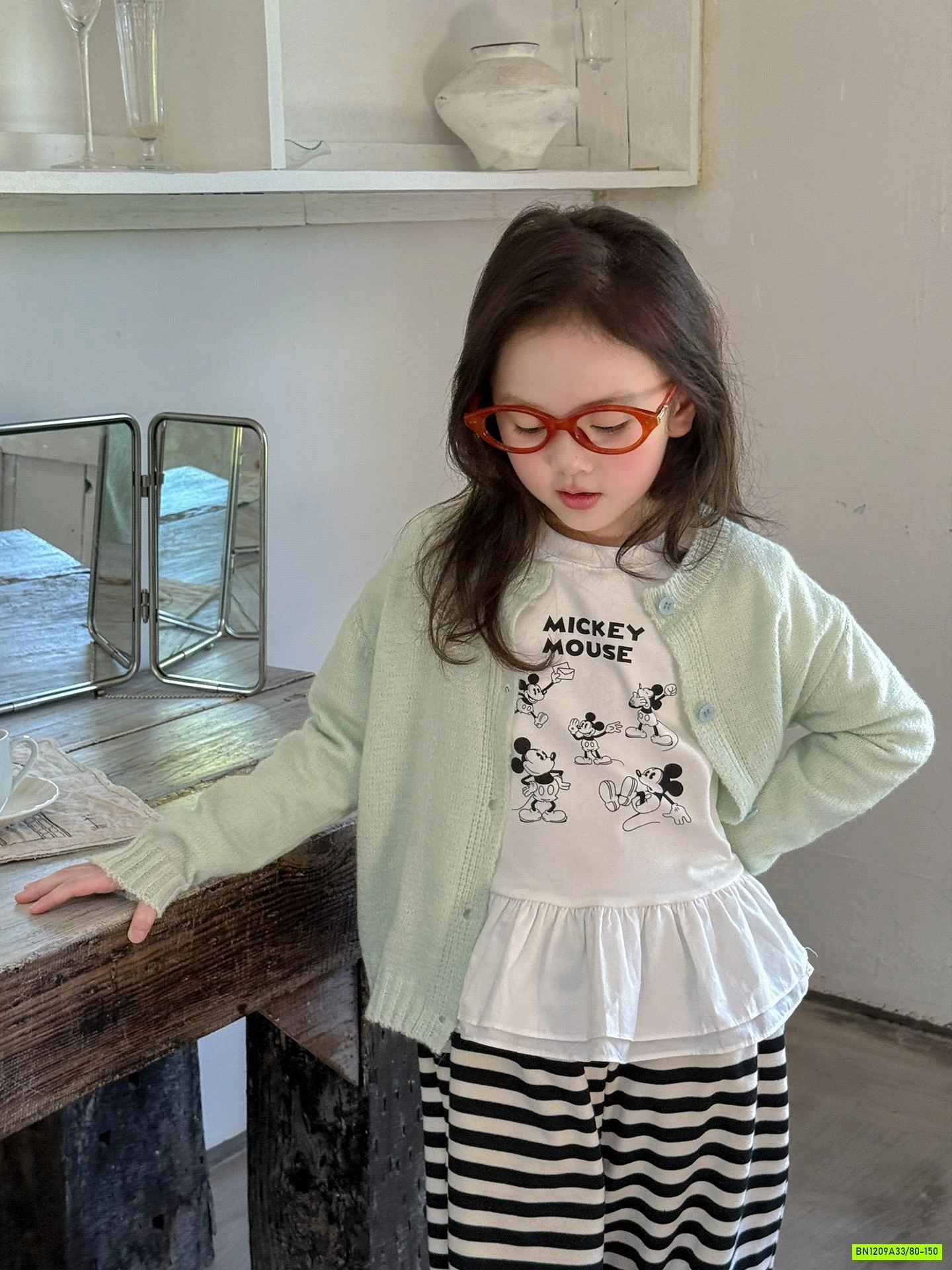 CARDIGAN LEN TRƠN MÀU