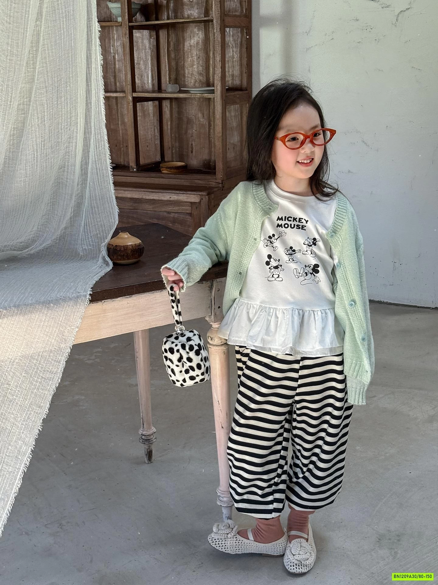 SÉT ÁO VIỀN REN MIX QUẦN KẺ