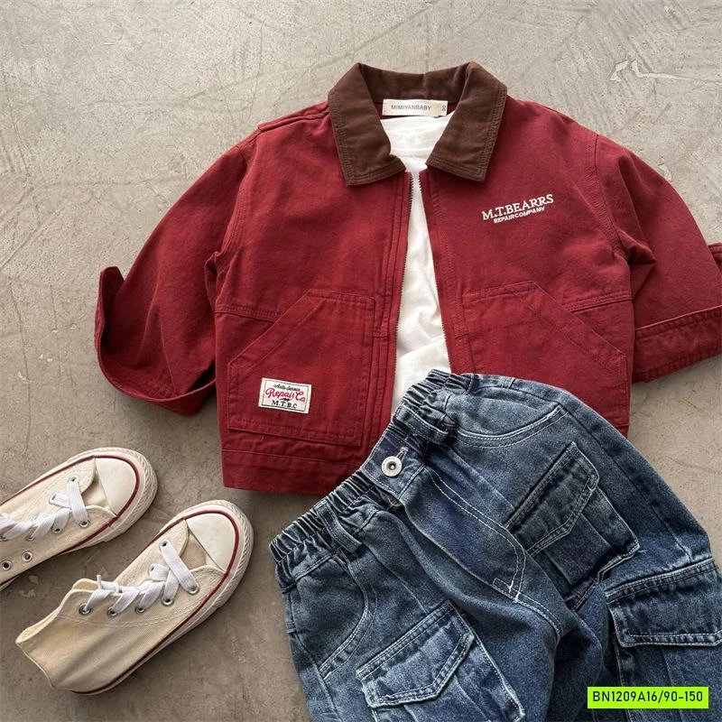 KHOÁC KAKI PHỐI MÀU CỔ 70753 MMY