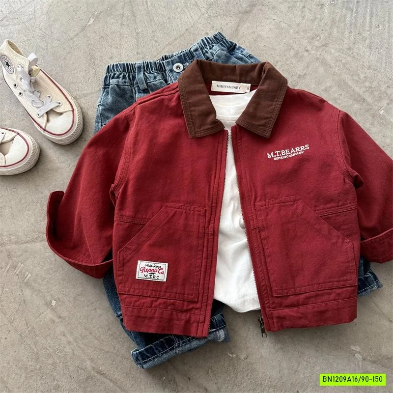 KHOÁC KAKI PHỐI MÀU CỔ 70753 MMY