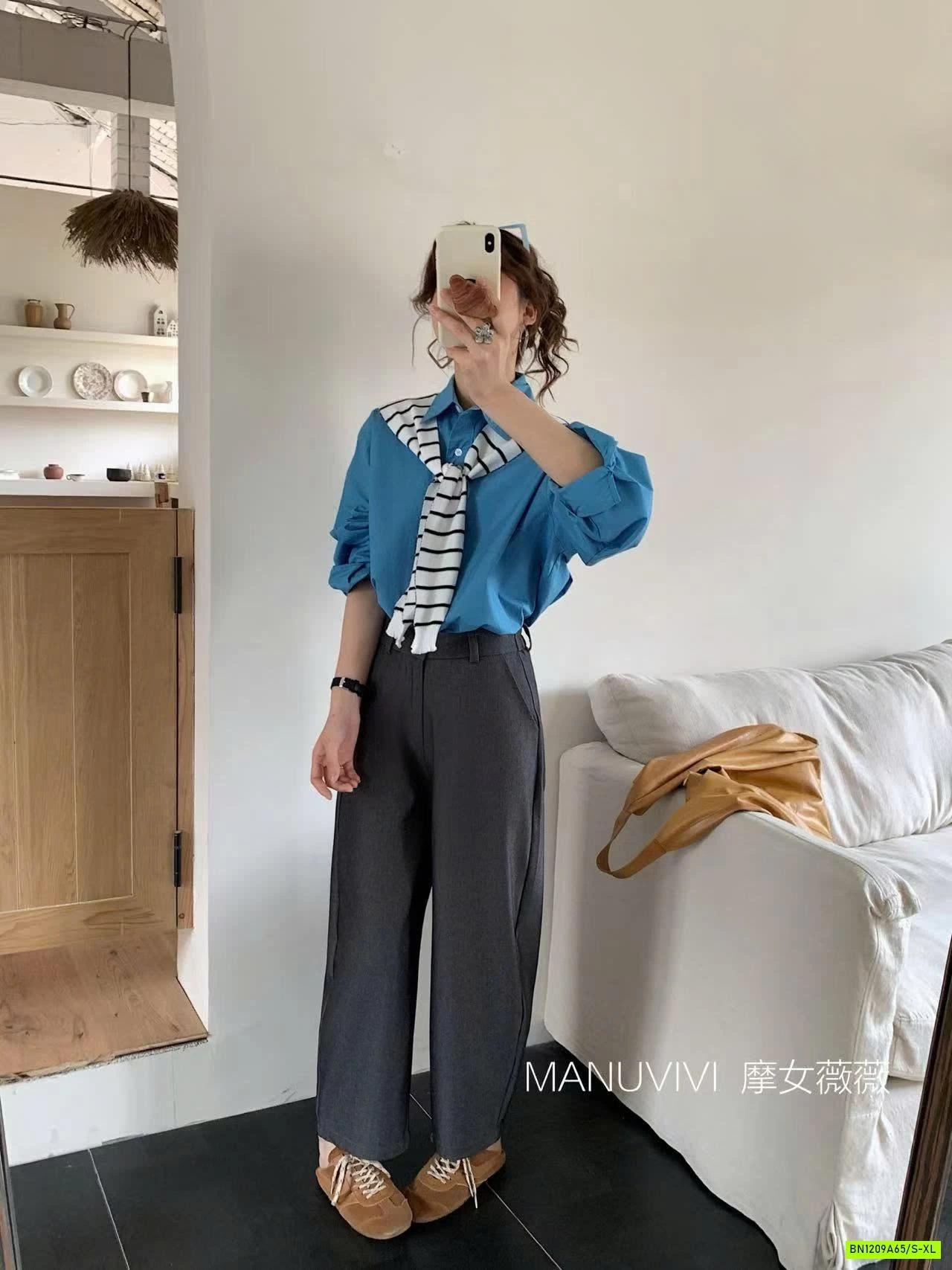 QUẦN TÂY COTTON DÁNG RỘNG