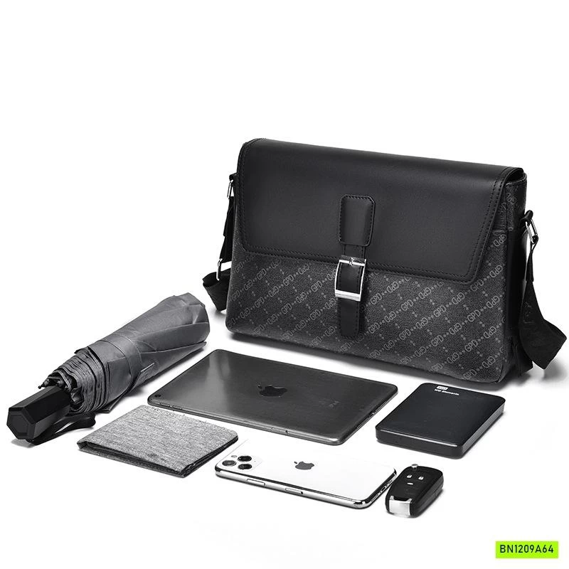 TÚI ĐEO CHÉO NAM TONE ĐEN