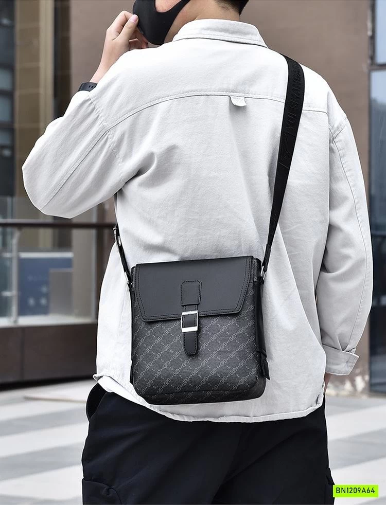 TÚI ĐEO CHÉO NAM TONE ĐEN