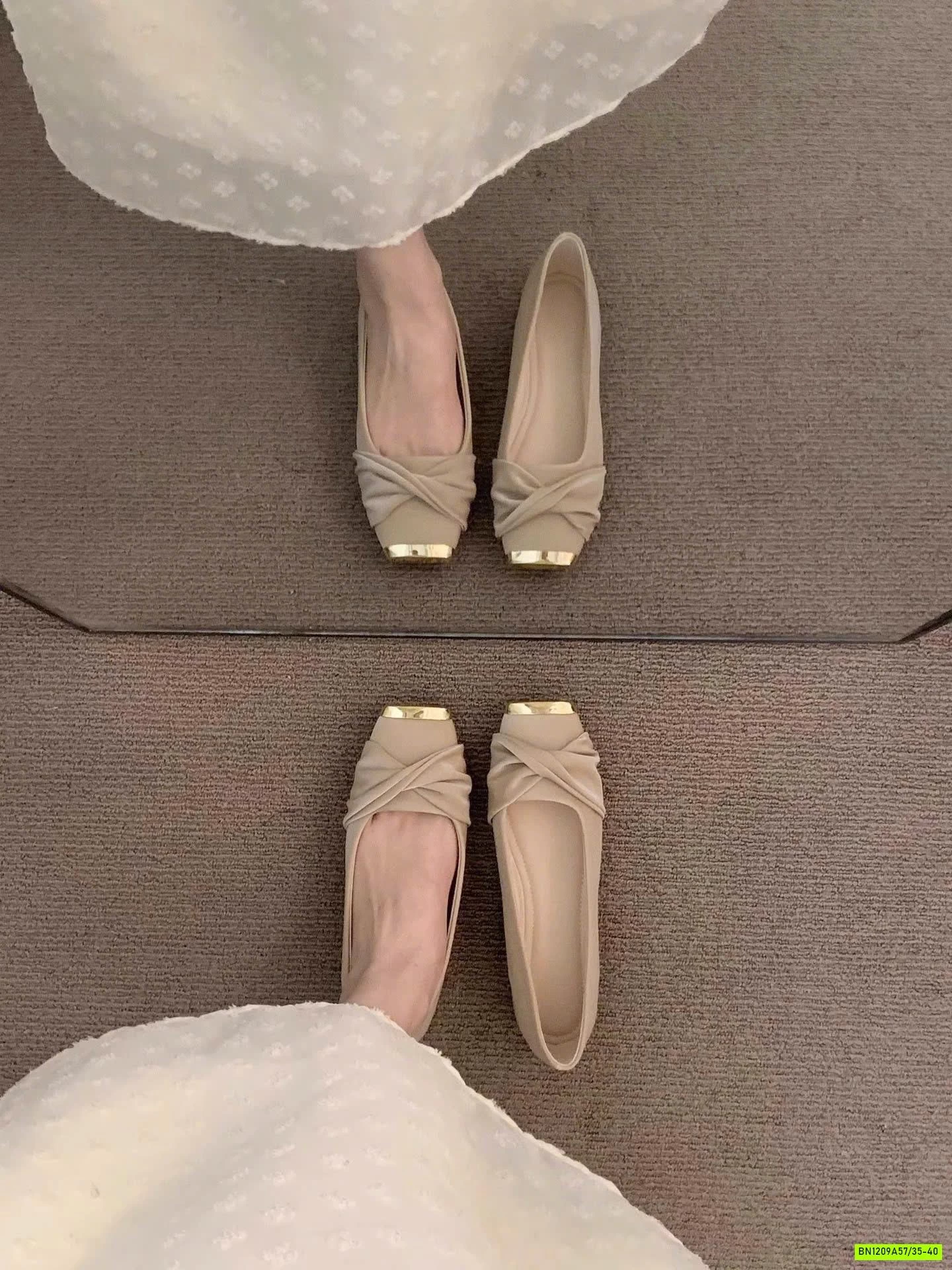 GIÀY BỆT MŨI VUÔNG CHO NỮ