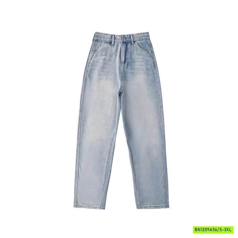 QUẦN JEANS NỮ ỐNG SUÔNG