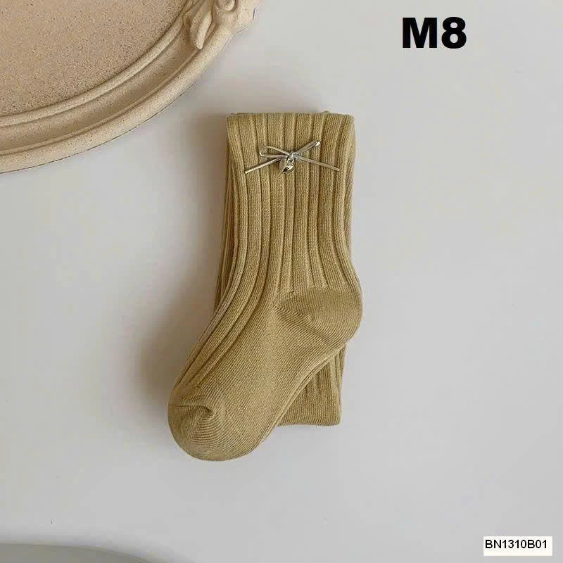 QUẦN LEGGING BÉ GÁI ĐÍNH NƠ