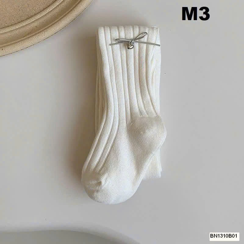 QUẦN LEGGING BÉ GÁI ĐÍNH NƠ