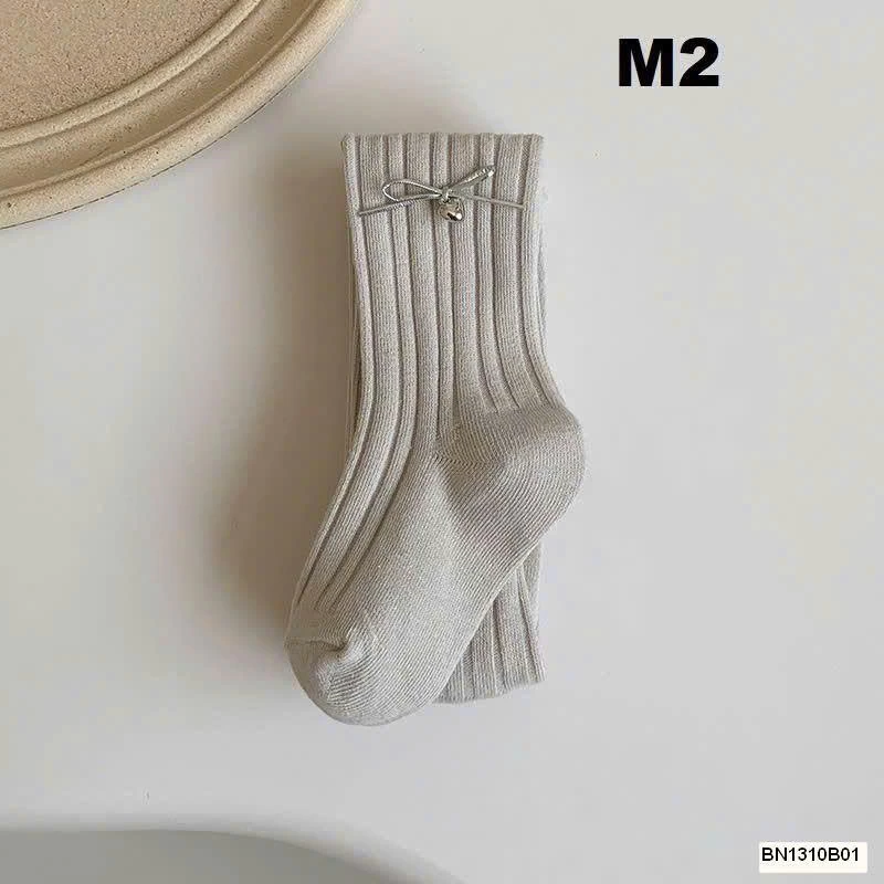 QUẦN LEGGING BÉ GÁI ĐÍNH NƠ