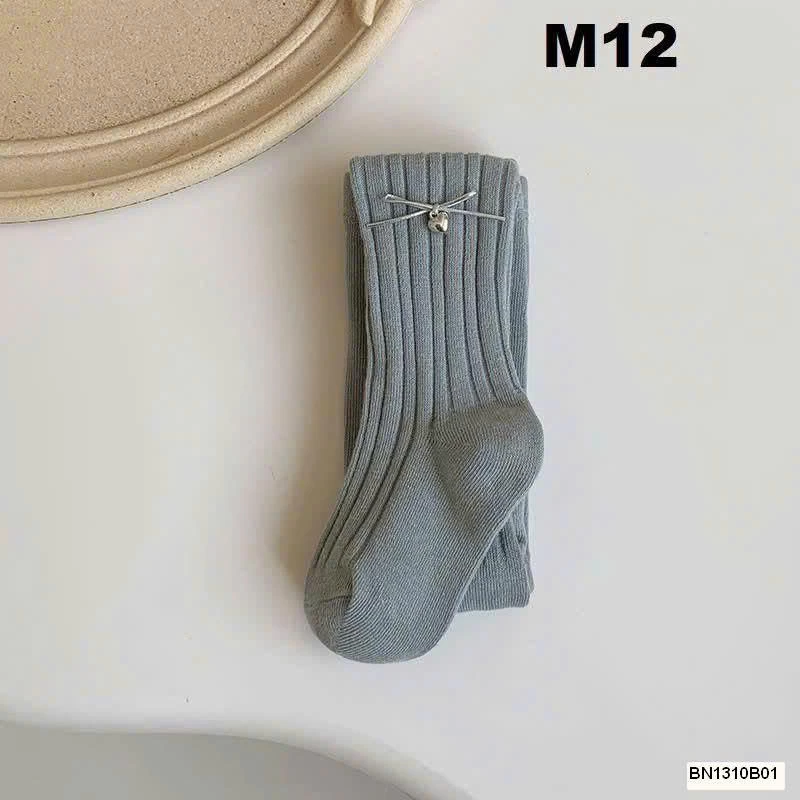 QUẦN LEGGING BÉ GÁI ĐÍNH NƠ