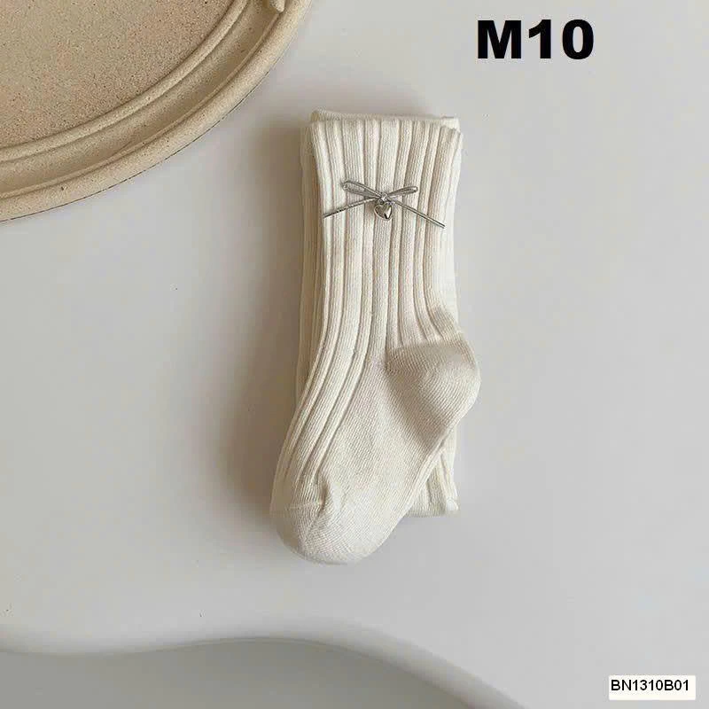 QUẦN LEGGING BÉ GÁI ĐÍNH NƠ